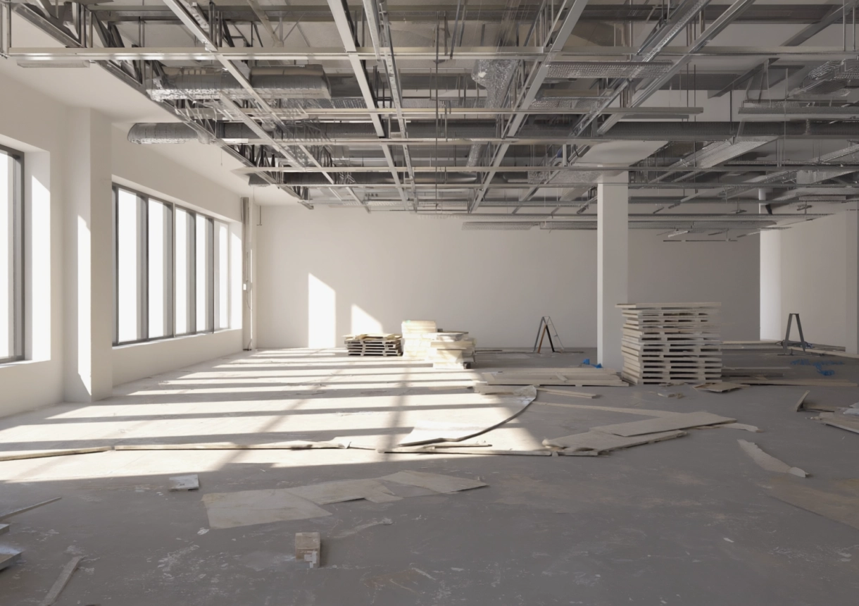 Commercial refurbishment interior